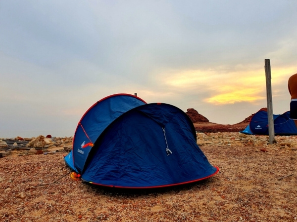 Camping on Socotra Island