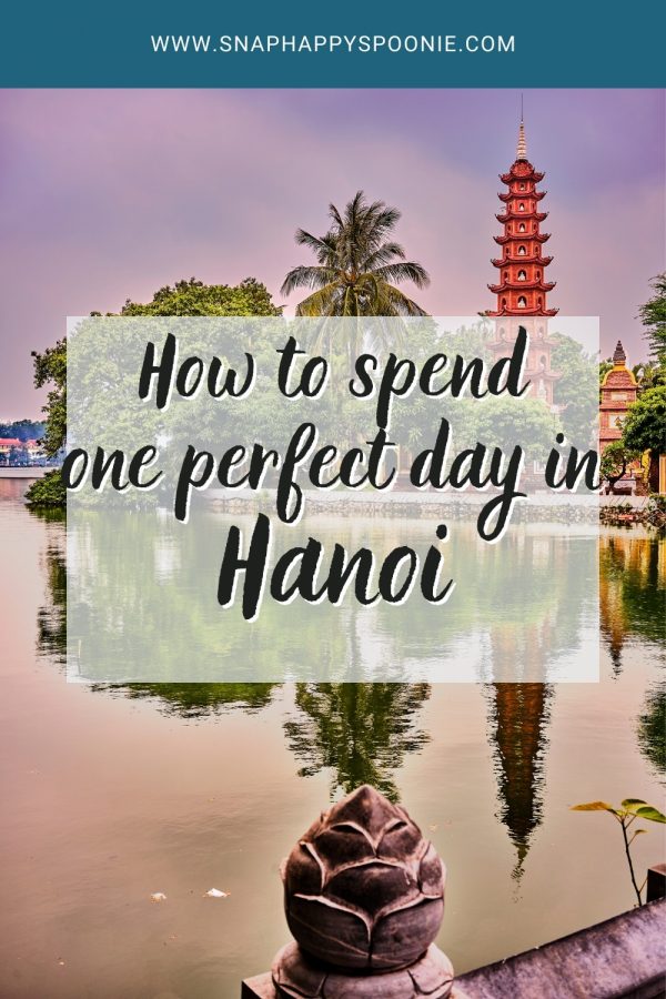 1-day Hanoi Itinerary pinterest pin