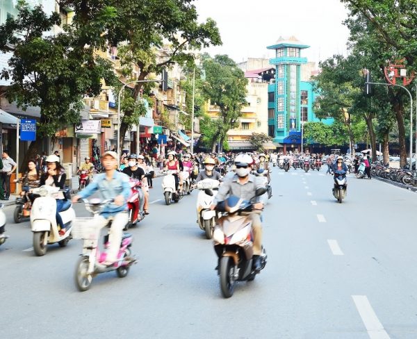1-day Hanoi itinerary: Motorbikes in Hanoi