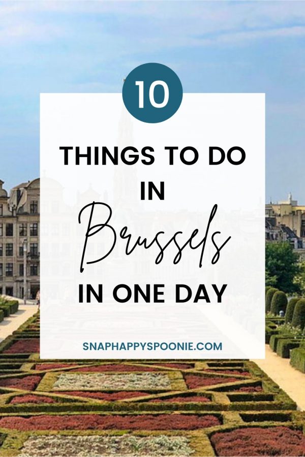 Brussels in one day Pinterest Pin