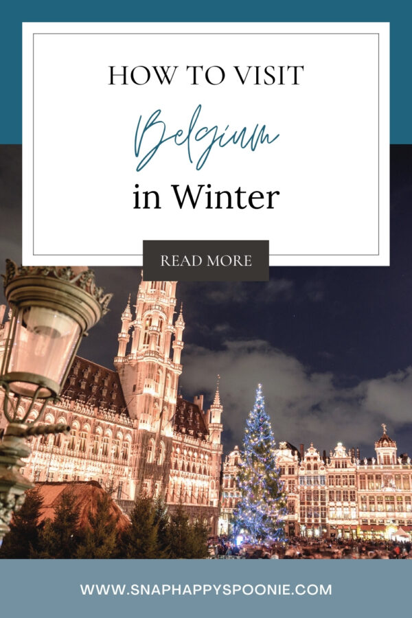How to visit Belgium in winter Pinterest Pin 
