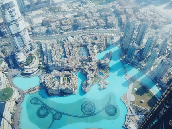 View from top of Burj Khalifa
