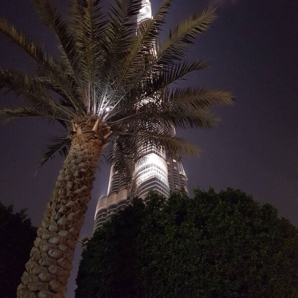 View from the bottom of the Burj Khalifa