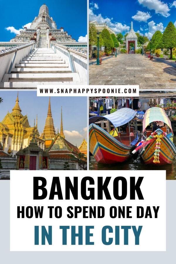 One day Bangkok itinerary pinterest pin