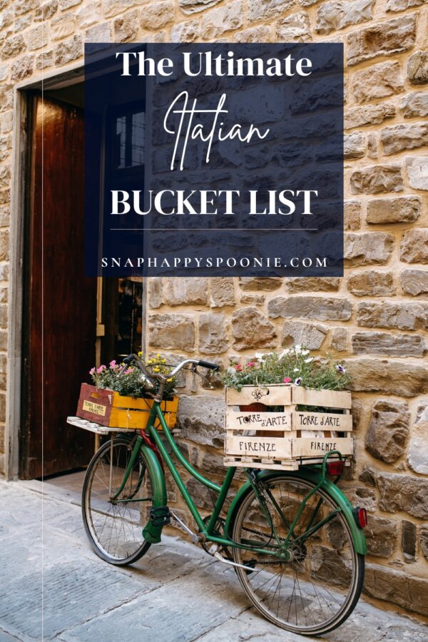 Italy bucket list Pin