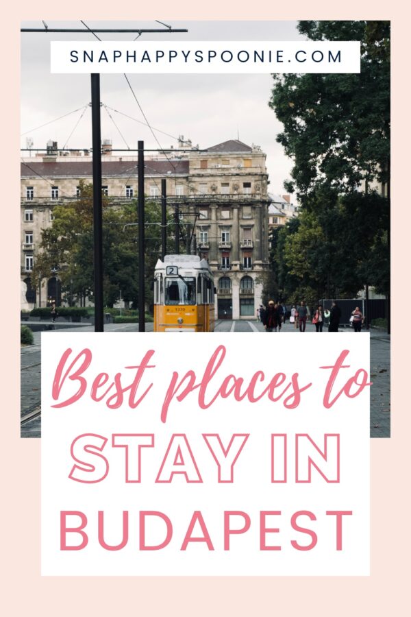 Where to stay in Budapest pinterest pin